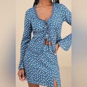 NWT Lulu’s top and skirt set  Sz S